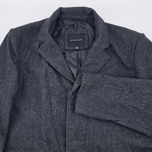 Structure Men’s Herringbone Coat Sz L